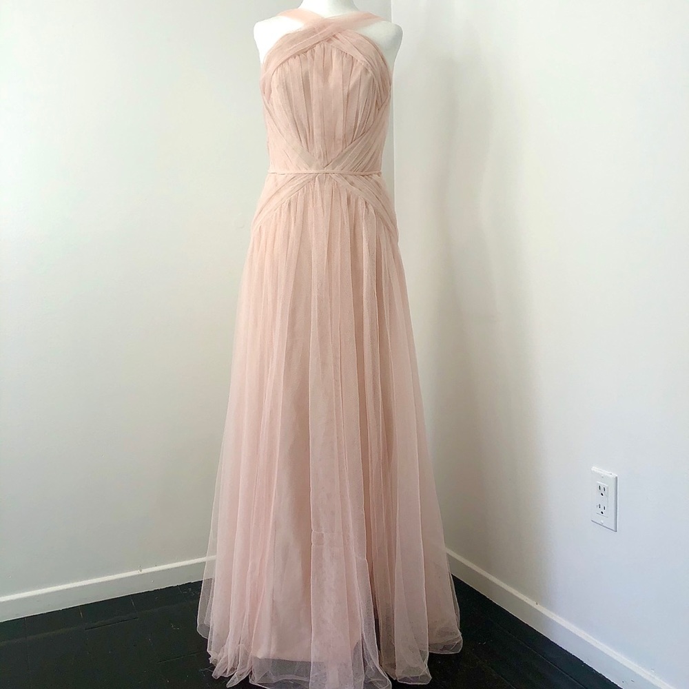 Jim Hjelm Dust Pink Bridesmaid Dress